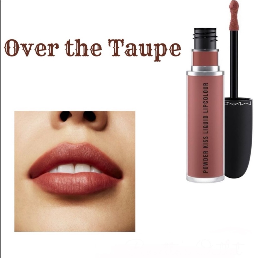MAC Over the Taupe Powder Kiss Liquid Lipcolor